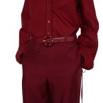 Belt with round bamboo buckle - Image 3